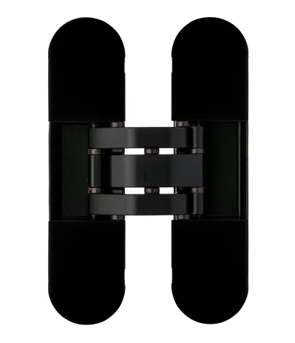 Concealed door hinge, OTLAV 30×120, plastic body, black