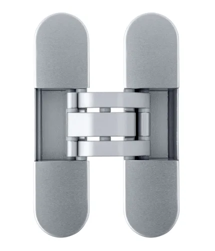 Concealed hinge, OTLAV 30×120, plastic body, satin chrome